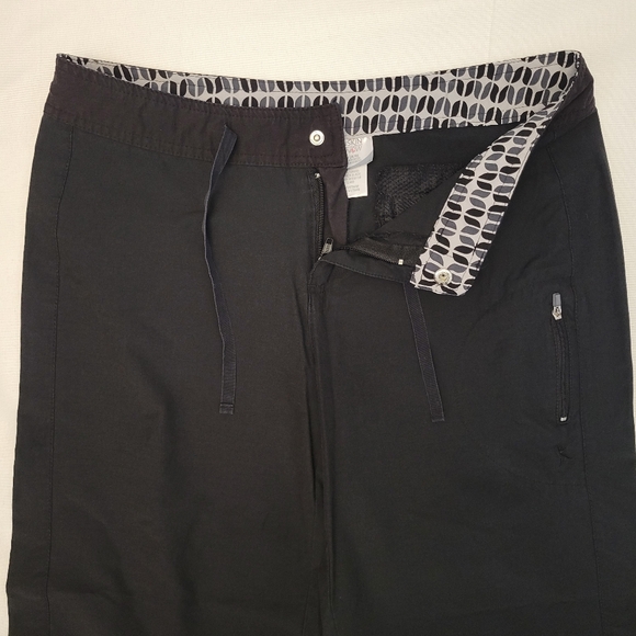DANSKIN Athletic Drawstring Black Capri Small (4-6) - Picture 4 of 11